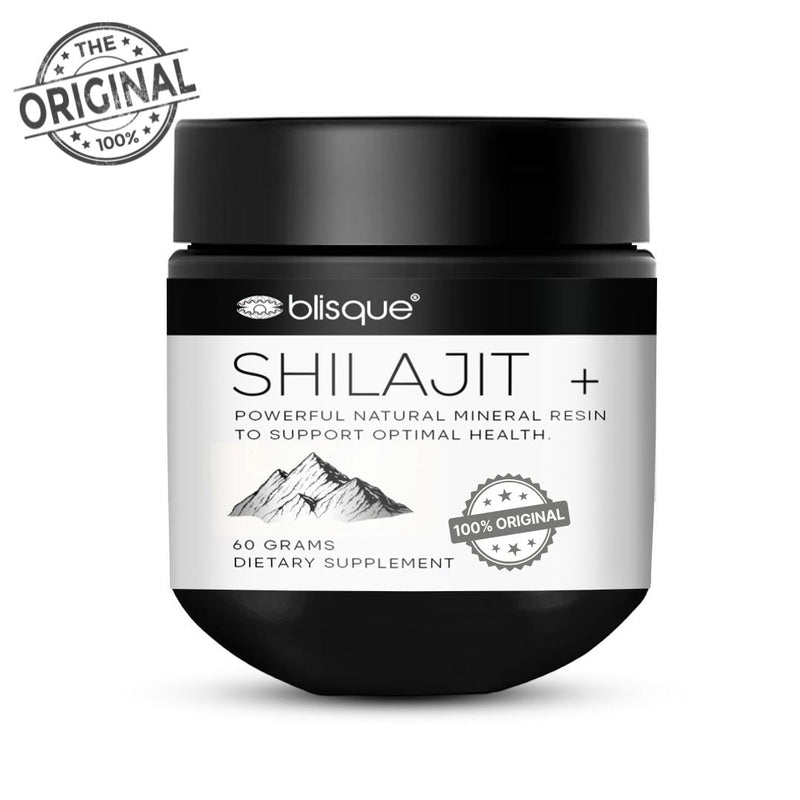 Shilajit Original 100% Puro del Himalaya para Hombres y Mujeres – Aumenta Tu Energía y Libido 60G